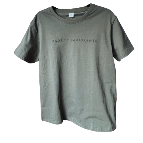 "Made By Immigrants" Olive T-shirt